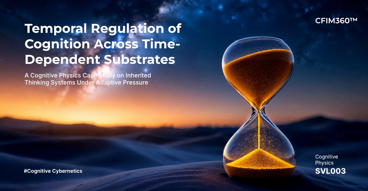 Cognitive Physics — Field Verification Logs