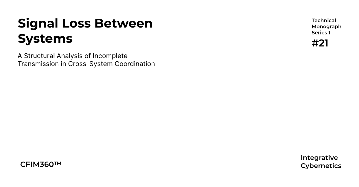 Integrative Cybernetics