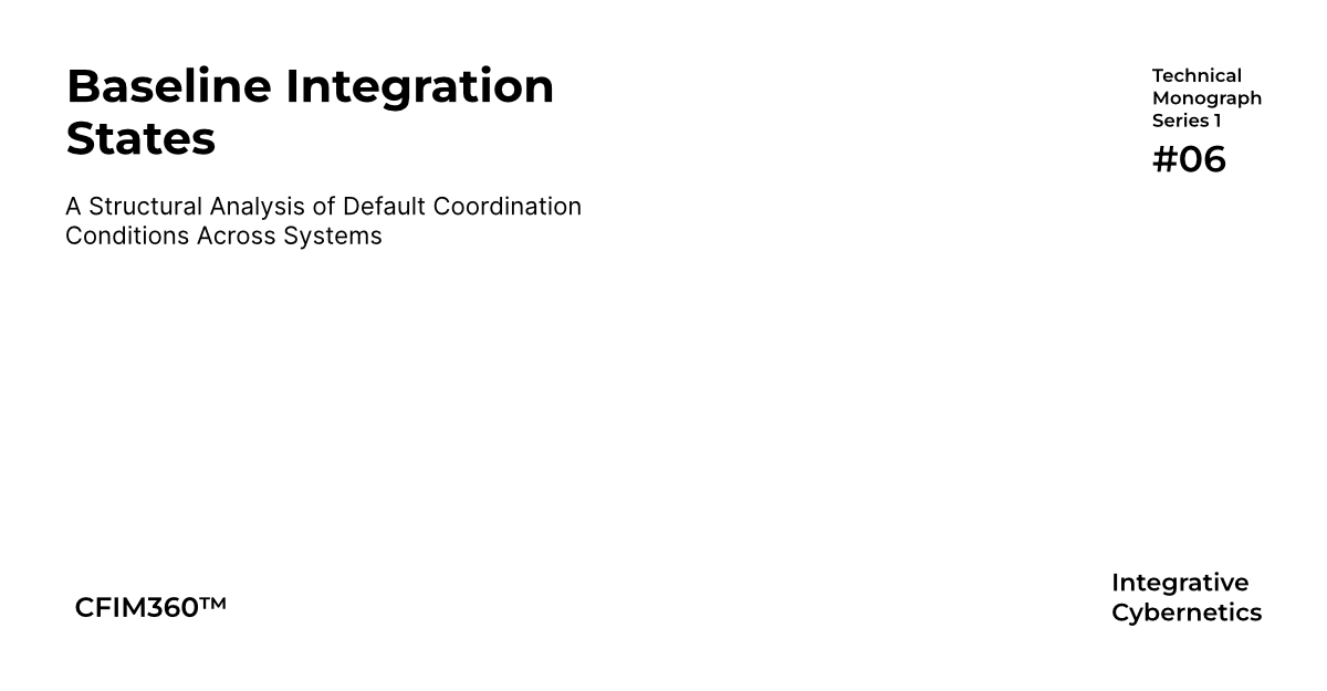 Integrative Cybernetics